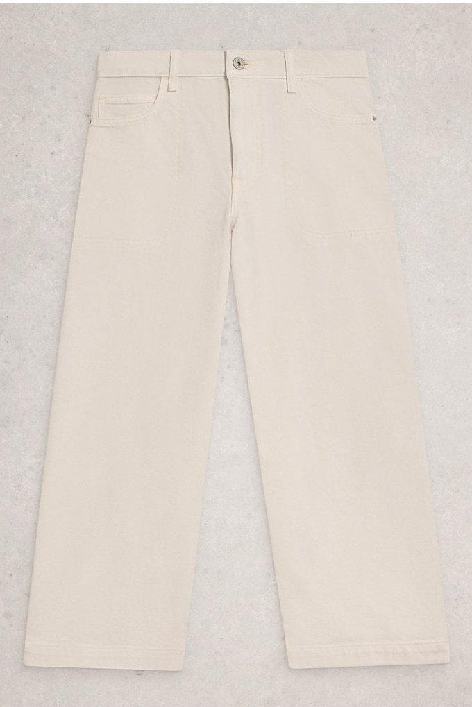 Young Ideas/Henmores - Tia Wide Leg Crop Jeans - Mid Tan - 10R