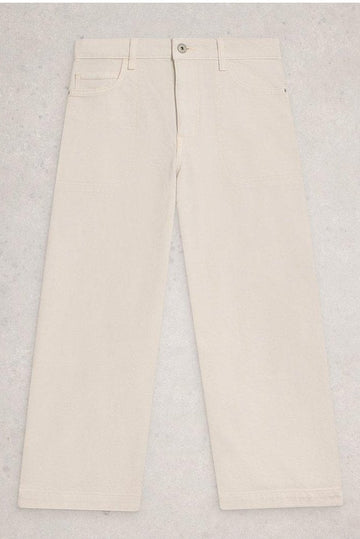 Young Ideas/Henmores - Tia Wide Leg Crop Jeans - Mid Tan - 10R