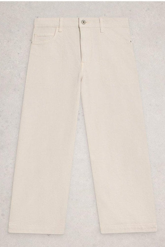 Young Ideas/Henmores - Tia Wide Leg Crop Jeans - Mid Tan - 10R