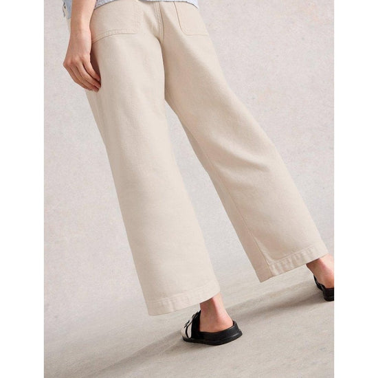 Young Ideas/Henmores - Tia Wide Leg Crop Jeans - Mid Tan - 10R