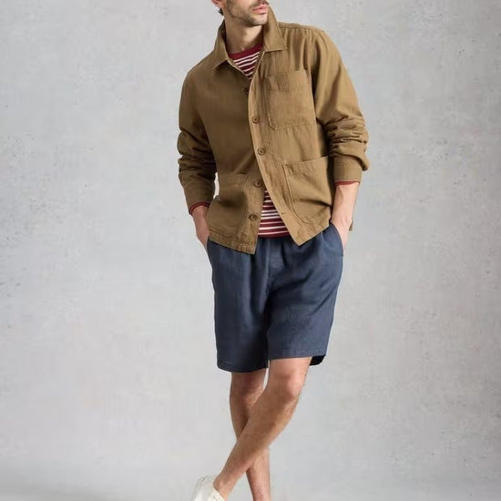 Young Ideas & Henmores - Westgate Linen Blend Jacket - Khaki Green - M
