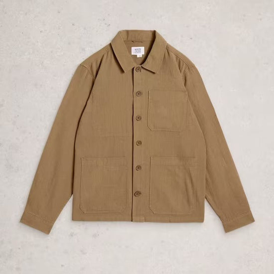 Young Ideas & Henmores - Westgate Linen Blend Jacket - Khaki Green - M