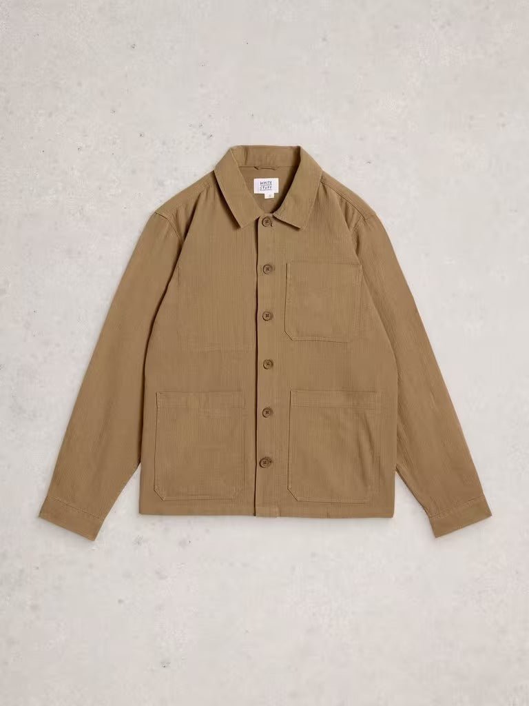 Young Ideas & Henmores - Westgate Linen Blend Jacket - Khaki Green - M