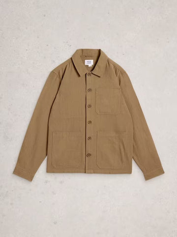 Young Ideas & Henmores - Westgate Linen Blend Jacket - Khaki Green - M