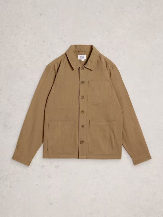Young Ideas & Henmores - Westgate Linen Blend Jacket - Khaki Green - M
