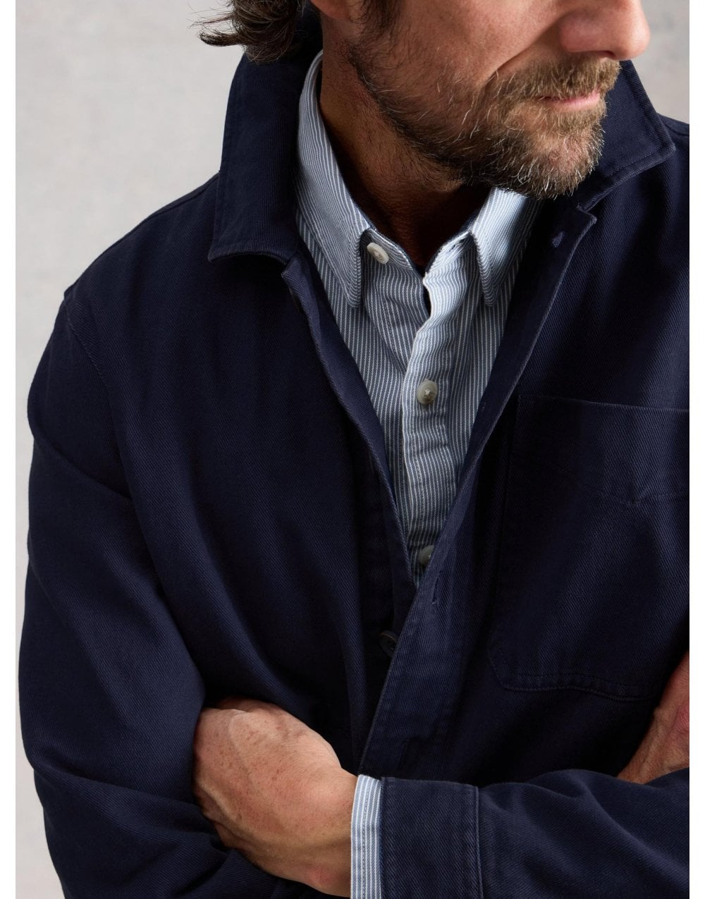 Young Ideas/Henmores - Westgate Workwear Jacket - Dark Navy - M