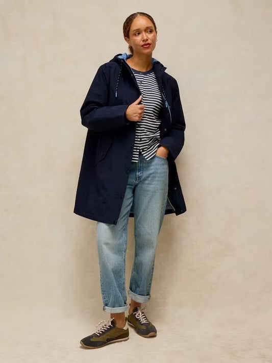 Young Ideas & Henmores -Willow Waterproof Coat -Dark Navy -8