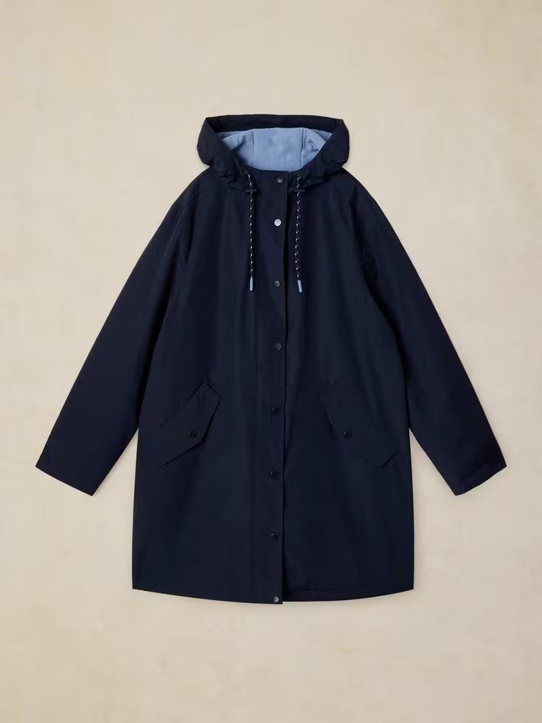 Young Ideas & Henmores -Willow Waterproof Coat -Dark Navy -8