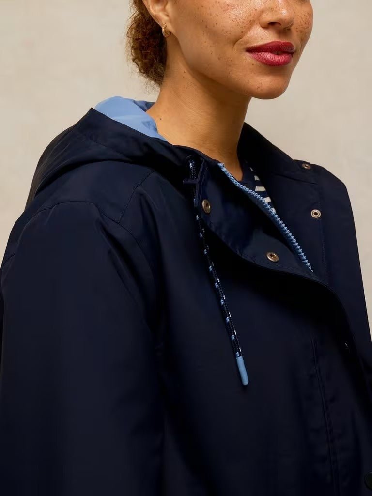 Young Ideas & Henmores -Willow Waterproof Coat -Dark Navy -8