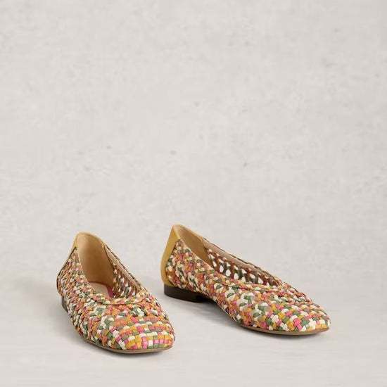 Young Ideas & Henmores - Winnie Woven Ballerina - Yellow Multi - 4