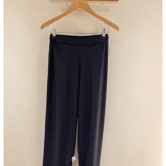 Young Ideas/Henmores - Jersey Straight Leg Elasticated Waist Trousers - 0001 Black - 8