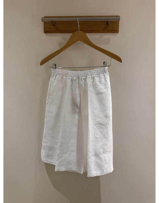 Young Ideas/Henmores - Linen Elasticated Waist Shorts - 0001 Black - 8