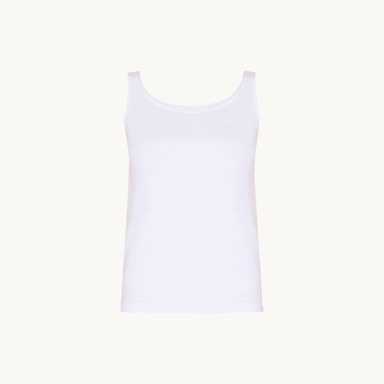 Young Ideas & Henmores - Jamaika Seamless Vest - White - XS