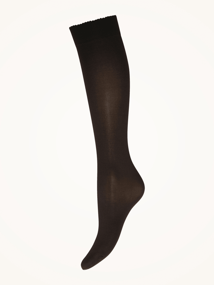 Young Ideas & Henmores - Velvet De Luxe 50 Knee - Highs - Black - S