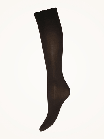 Young Ideas & Henmores - Velvet De Luxe 50 Knee - Highs - Black - S