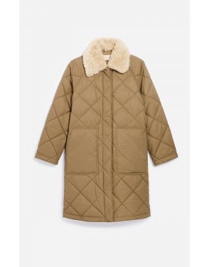 Barbour x Alexa Chung Elizabeth Long Wax Jacket - Women from Young